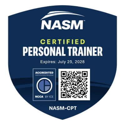 NASM Certified Personal Trainer